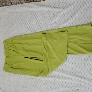 Happily Grey Size 1 Lime Green Wide-Leg Trousers
